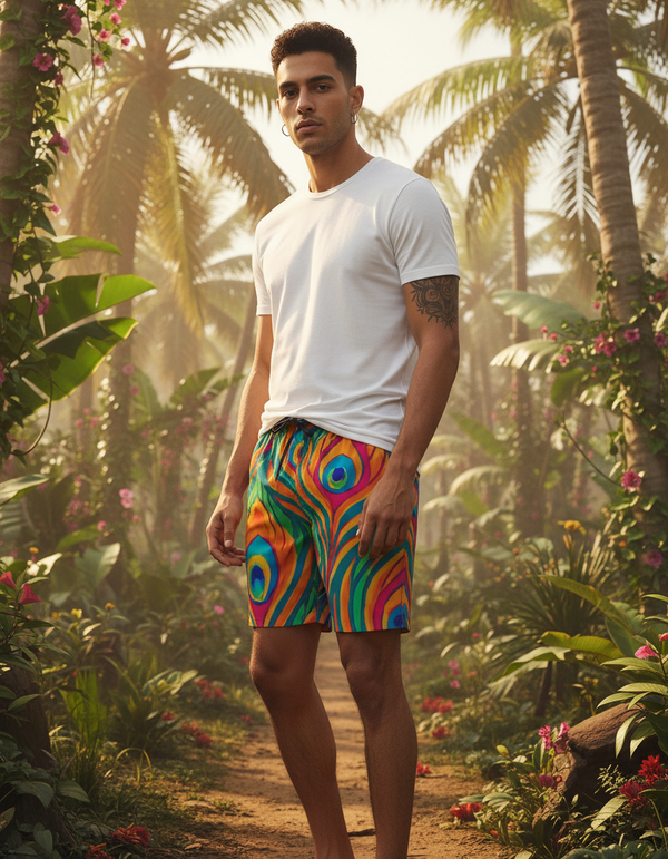 Peacock Collection Swim Trunks swim trunks