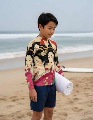 Youth Electric Fuchsia Yume youth rashguards