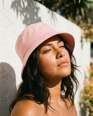 Millennial Pink Raisin & Mauve bucket hats