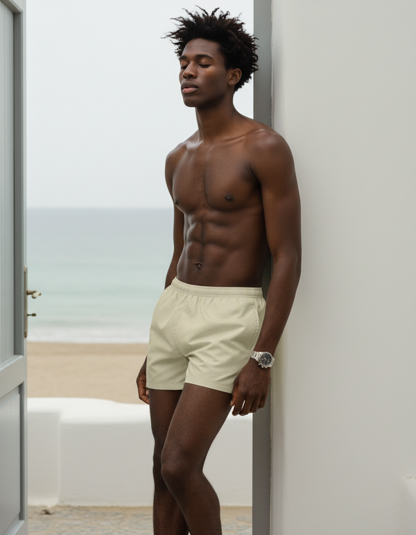 Men's Swim Trunks in Limestone