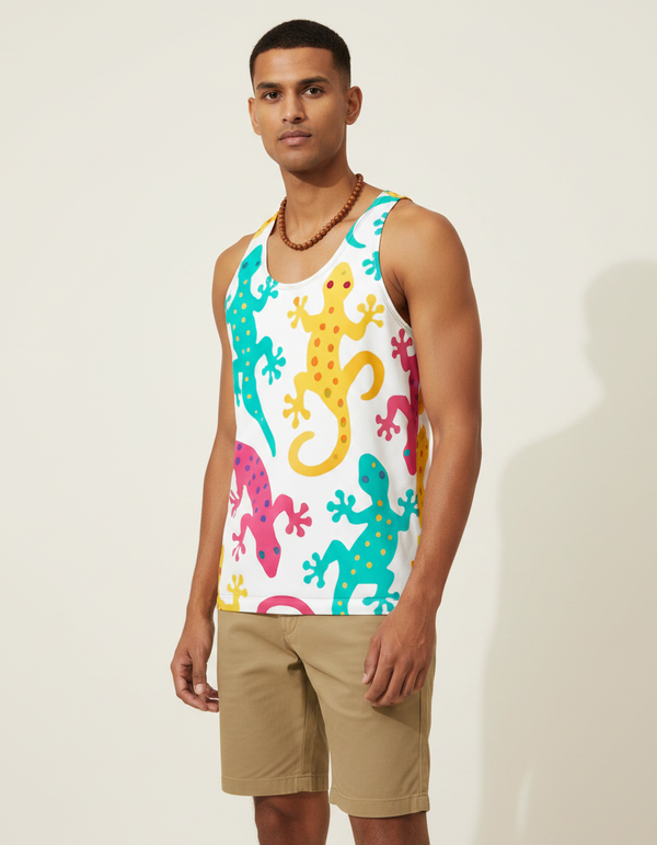 Gecko Collection tank tops
