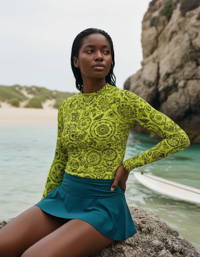 Rashguard — Women's Runway Chartreuse