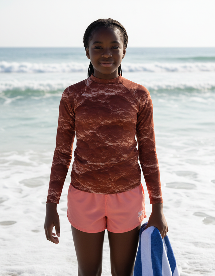 Rashguard — Youth Coral Eclipse