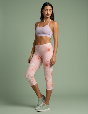 Sakura Collection Capri Leggings capri leggings