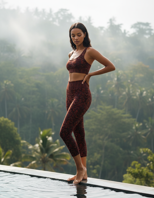 Kumo Capri Yoga Leggings Capri Yoga Leggings — Dripper