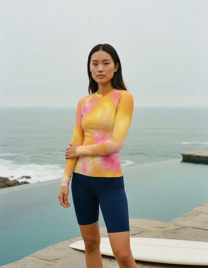 Rashguard — Women's Lemon Yellow Frost