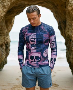 Men's Rhodonite Kahuna men's rashguards