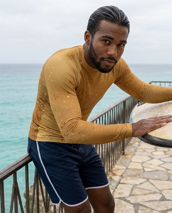 Rashguard — Men's Amber Haze Mirage