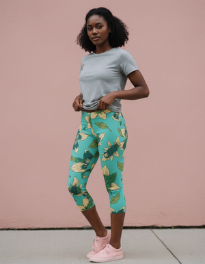 Turquoise Zenith leggings
