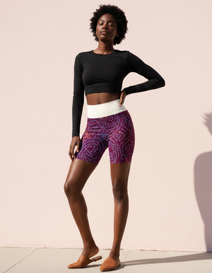 Bandhani Collection Yoga Shorts yoga shorts