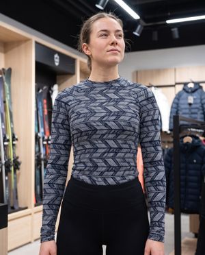 Glacier Herringbone Base Layer Top women's base layers