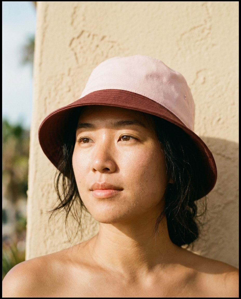 Tea Rose Midnight Regatta bucket hats