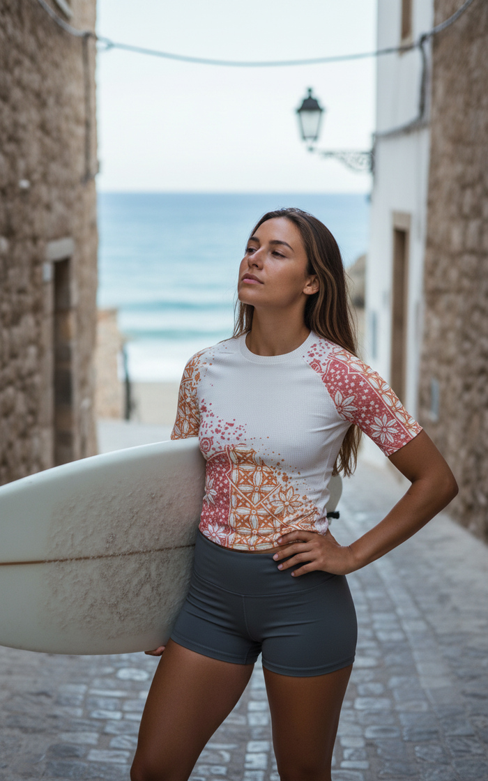 Rashguard — Women's Sunset Multi Aksara