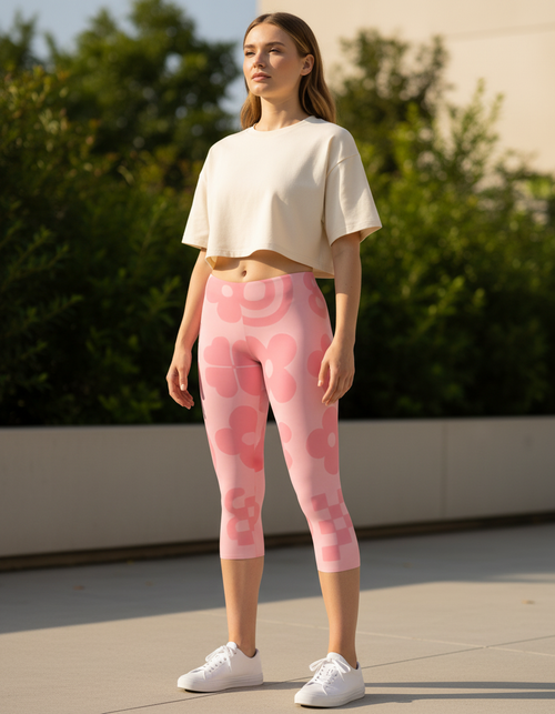 Flora Capri Leggings Capri Leggings — Dripper