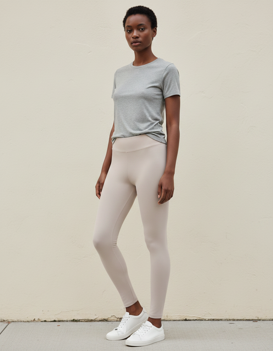 Full-Length Leggings in Sand