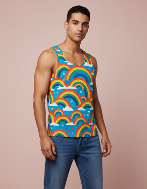 Aura Tank Top Men's Tank Top — Dripper