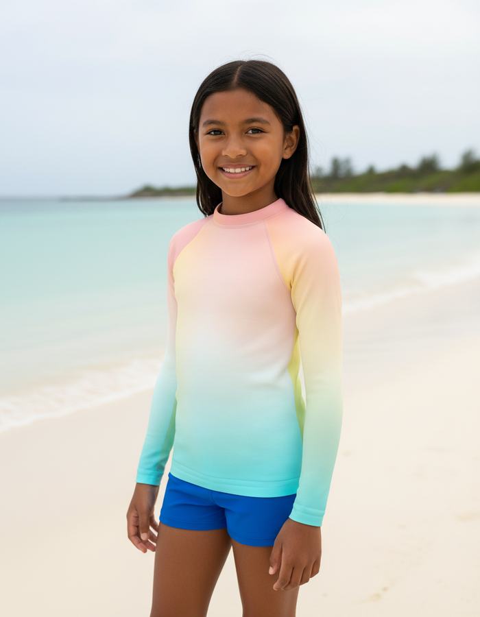 Rashguard — Kids Angora Prism