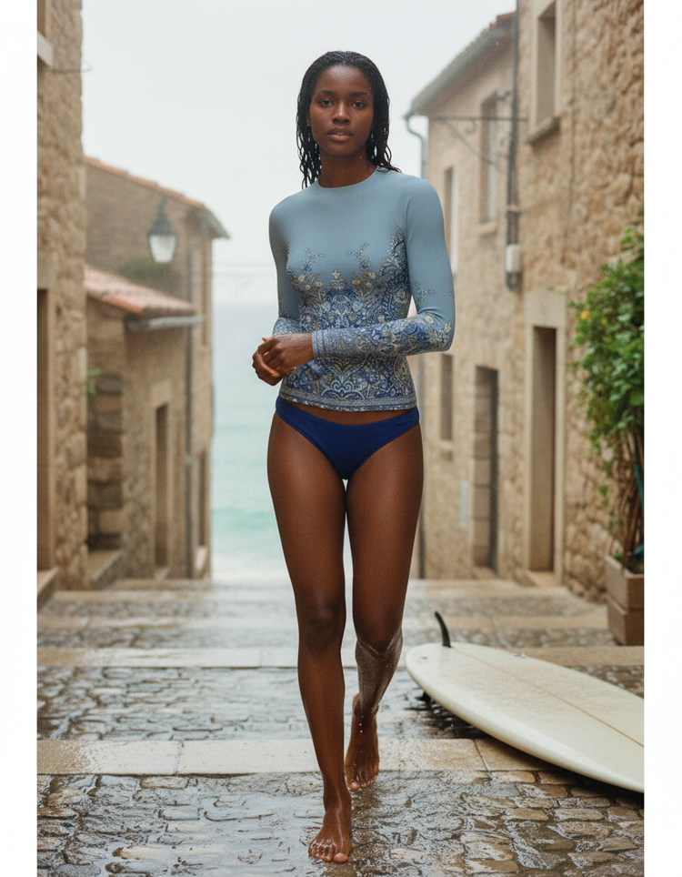 Women's Mughal Floral Rash Guard