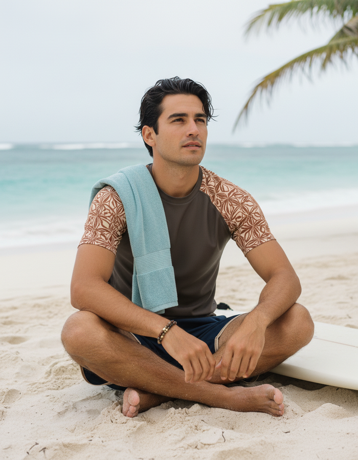 Rashguard — Men's Coffee Bean Chord