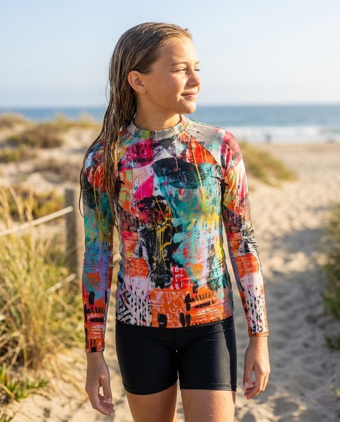 Rashguard — Girls Cipher