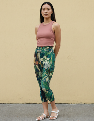 Alexandrite Tiare Leggings Capri Yoga Leggings — Dripper