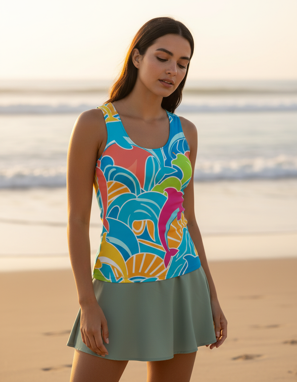 Dolphin Collection tank tops