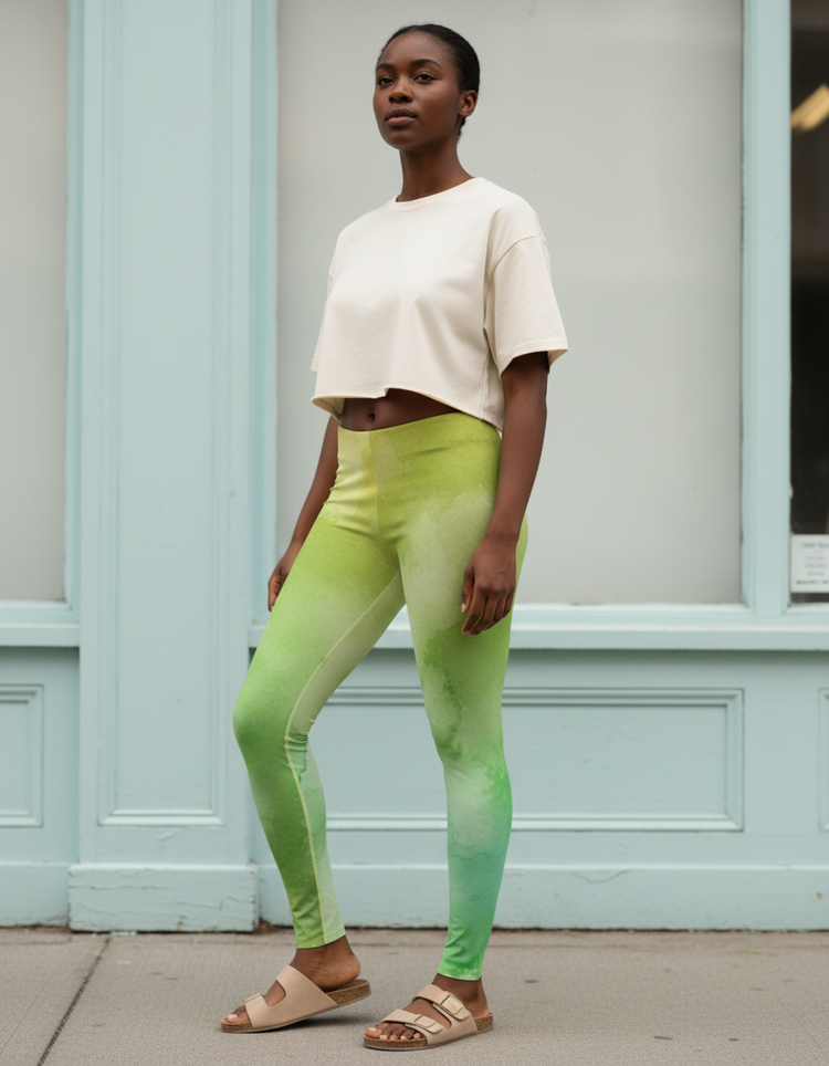 Women's Watercolor Leggings