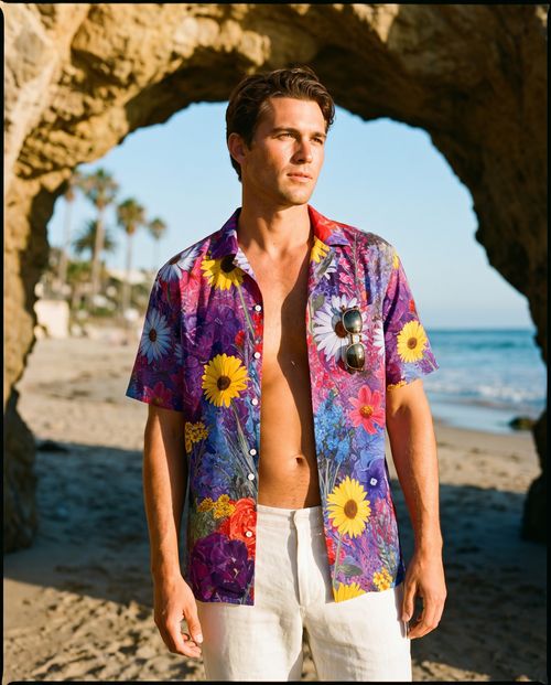 Bloom Hawaiian Shirt Men's Hawaiian Shirt — Lolekai