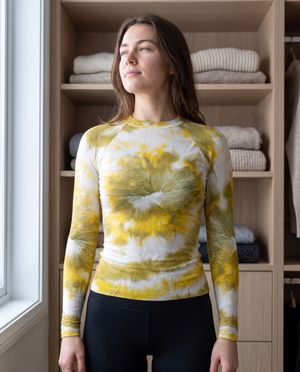 Yellow Drift Base Layer Women's Rashguard — Lolekai