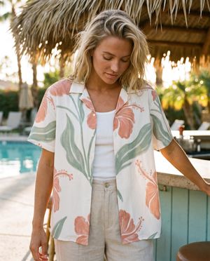 Aloalo women's hawaiian shirts