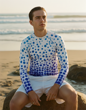 Men's Marina Pixel men's short-sleeve rashguards
