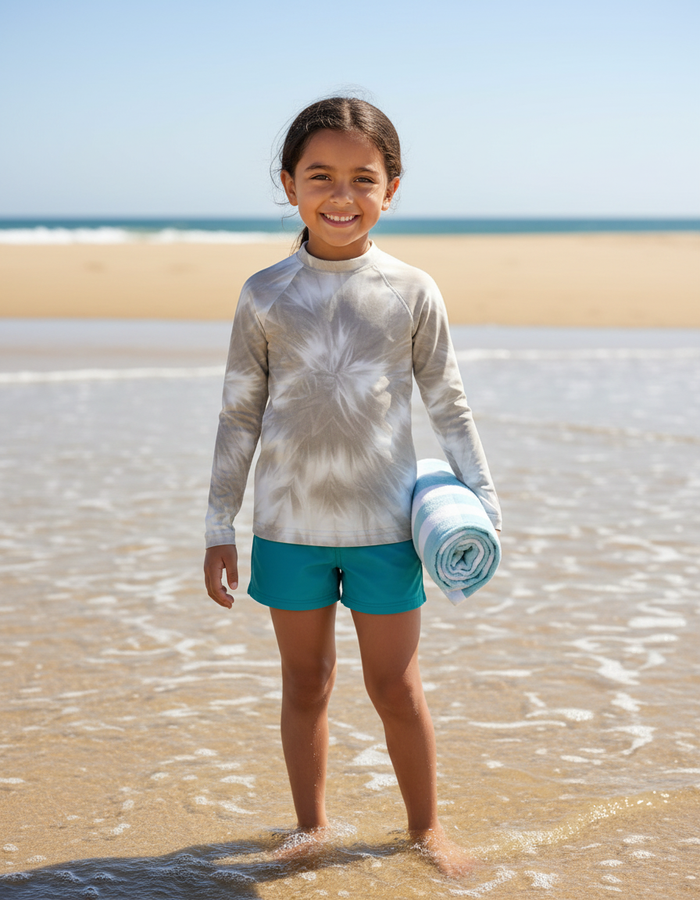 Rashguard — Kids White Onyx Glacier