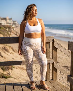 White Onyx Nalu Poni plus size leggings