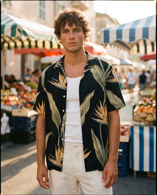 Ahiahi Hawaiian Shirt Men's Hawaiian Shirt — Lolekai