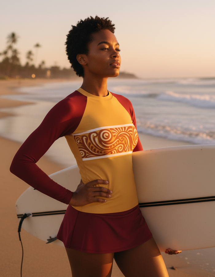 Rashguard — Women's Sand Rust Procession