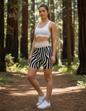 Flicker Yoga Shorts Yoga Shorts — Dripper