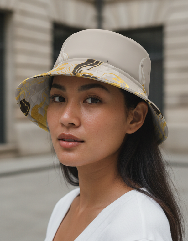 Liquid Marble bucket hats