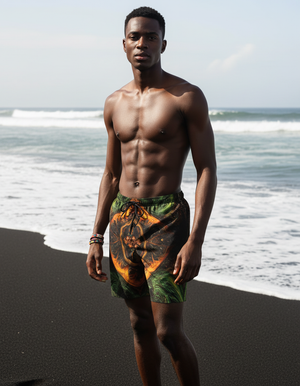 Kaleido men's swim trunks
