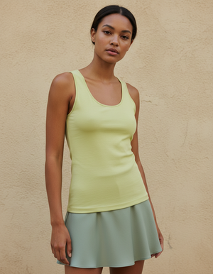 Women's Runway Chartreuse Ivy women's tank tops