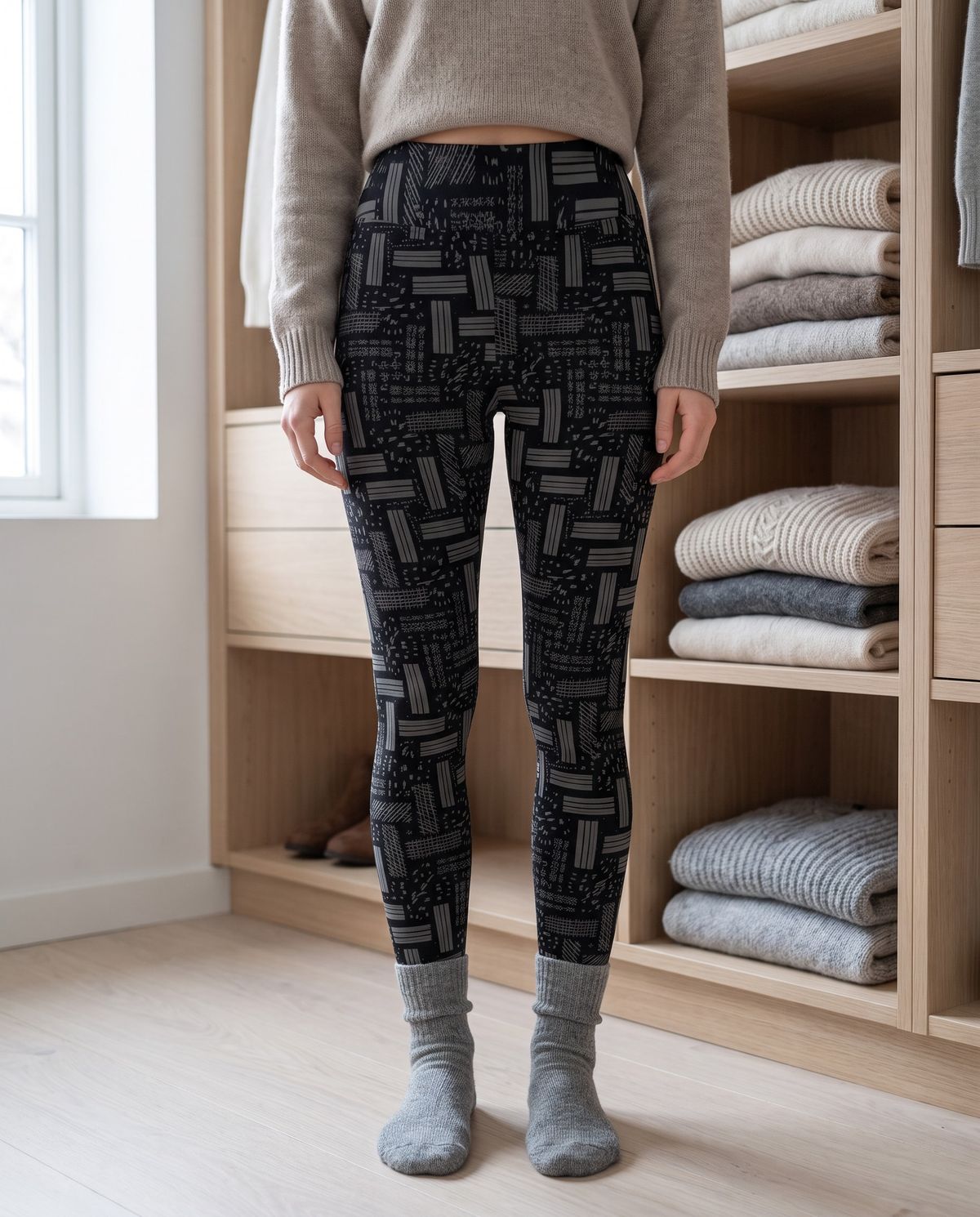 Basketry Base Layer High-Rise Leggings — Lolekai