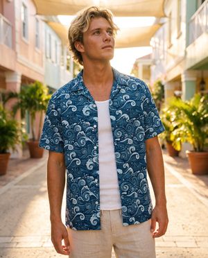 Ehukai men's hawaiian shirts