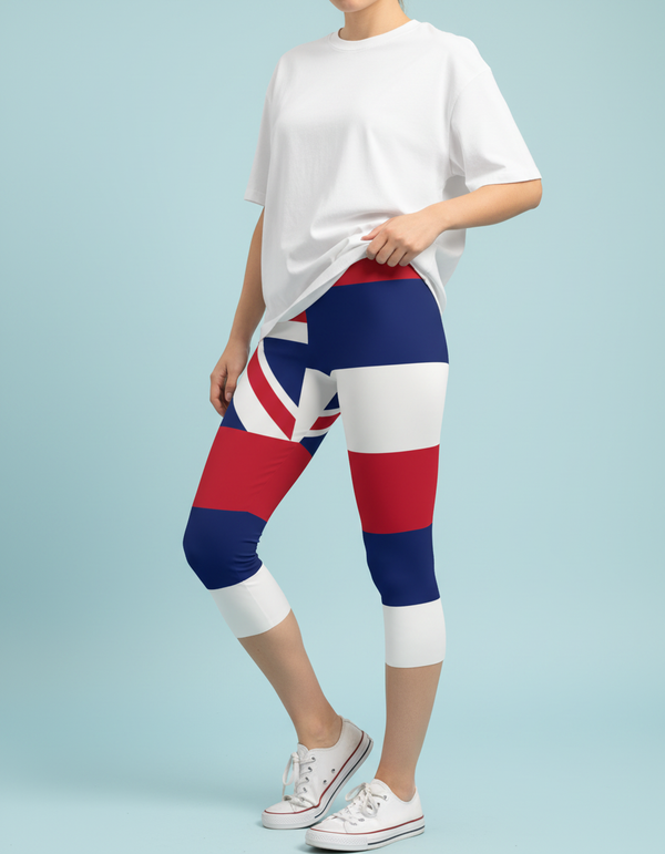 Hawaiian Collection capri leggings