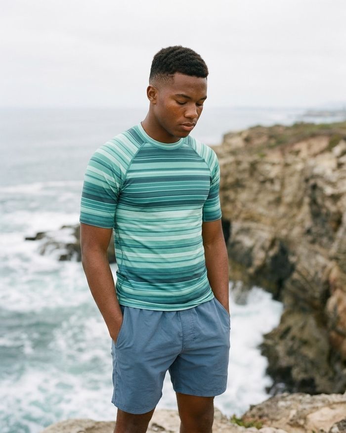 Rashguard — Men's Transformative Teal Eclipse