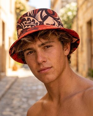Lava Falls Mana Lehua bucket hats