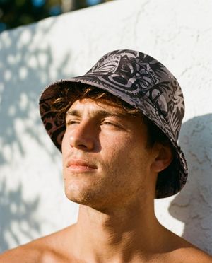 Burnished Lilac Nalu Uli bucket hats