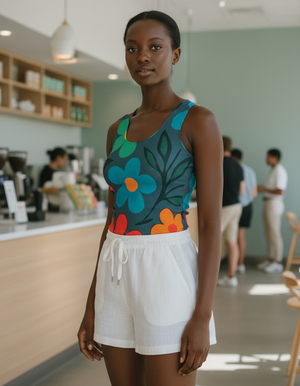 Women's Transformative Teal Elysium women's tank tops