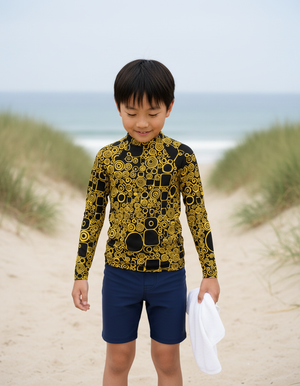 Chiaroscuro Kids Rash Guard Kids Rash Guard — Dripper