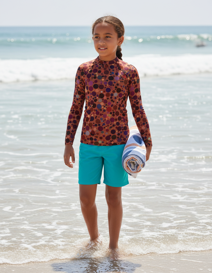 Rashguard — Youth Dusty Rose Dapple