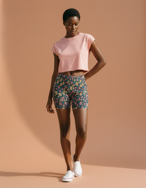 Burnished Lilac Ancestry women's short shorts