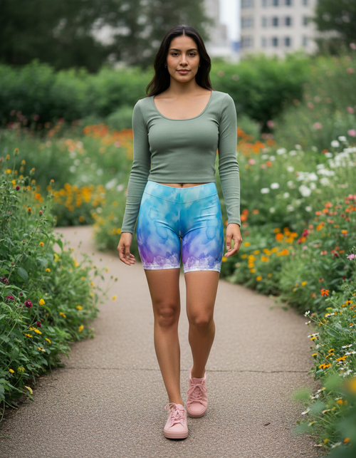 Marina Mosaic Short Shorts Short Shorts — Dripper
